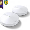 Бесшовный Mesh роутер TP-LINK Deco M5, AC1300, белый, 2 шт. в комплекте [deco m5(2-pack)]