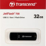Флешка USB Transcend Jetflash 700 32ГБ, USB3.0, черный [ts32gjf700]