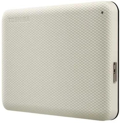 Внешний диск HDD Toshiba Canvio Advance HDTCA40EW3CA, 4ТБ, светло-бежевый