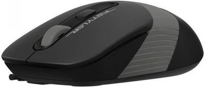 Мышь A4TECH Fstyler FM10S, оптическая, проводная, USB, черный и серый [fm10s usb grey]