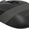 Мышь A4TECH Fstyler FM10S, оптическая, проводная, USB, черный и серый [fm10s usb grey]