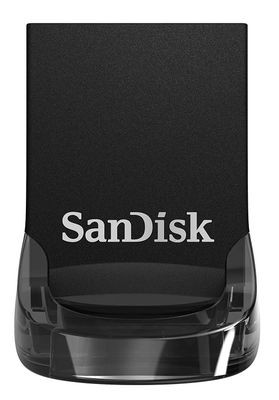 Флешка USB Sandisk ULTRA FIT 32ГБ, USB3.1, черный [sdcz430-032g-g46]
