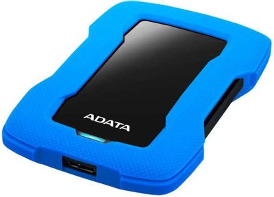 Внешний диск HDD A-Data DashDrive Durable HD330, 2ТБ, синий [ahd330-2tu31-cbl]