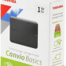Внешний диск HDD Toshiba Canvio Basics HDTB510EK3AA, 1ТБ, черный