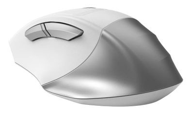 Мышь A4TECH Fstyler FG35, оптическая, беспроводная, USB, серебристый и белый [fg35 silver]
