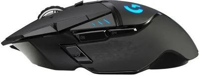 Мышь Logitech G502 Lightspeed, игровая, оптическая, беспроводная, USB, черный [910-005571]