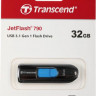 Флешка USB Transcend Jetflash 790 32ГБ, USB3.0, черный [ts32gjf790k]