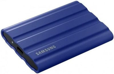 Внешний диск SSD Samsung T7 Shield, 1ТБ, синий [mu-pe1t0r/ww]