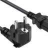 Кабель питания PREMIER pcb5280(0.5)-1.5, IEC C13 (прямой) - Евровилка (угловой), круглое, 1.5м, черный