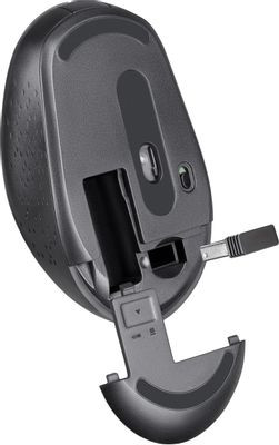 Мышь Defender Auris MB-027, оптическая, беспроводная, USB, серый [52029]