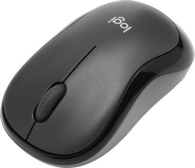 Мышь Logitech Silent M221, оптическая, беспроводная, USB, черный [910-006510/910-004882]