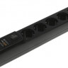 Сетевой фильтр Defender DFS 755, 5м, черный [99755]