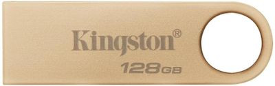 Флешка USB Kingston DataTraveler SE9 128ГБ, USB3.0, золотистый [dtse9g3/128gb]