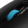 Мышь A4TECH Fstyler FM10, оптическая, проводная, USB, черный и синий [fm10 blue]