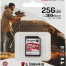 Карта памяти SDXC UHS-II U3 Kingston Canvas React Plus 256 ГБ, 300 МБ/с, 90X, Class 10, SDR2/256GB, 1 шт., без адаптера