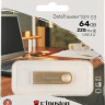 Флешка USB Kingston DataTraveler SE9 64ГБ, USB3.0, золотистый [dtse9g3/64gb]