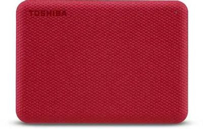 Внешний диск HDD Toshiba Canvio Advance HDTCA10ER3AA, 1ТБ, красный