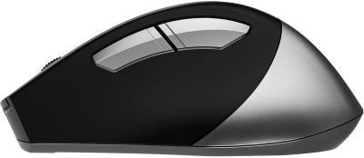 Мышь A4TECH Fstyler FB35S, оптическая, беспроводная, USB, серый и черный [fb35s usb smoky grey]
