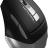 Мышь A4TECH Fstyler FB35S, оптическая, беспроводная, USB, серый и черный [fb35s usb smoky grey]