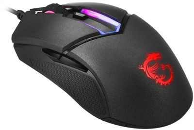 Мышь MSI Clutch GM30, игровая, оптическая, проводная, USB, черный [s12-0401850-d22]
