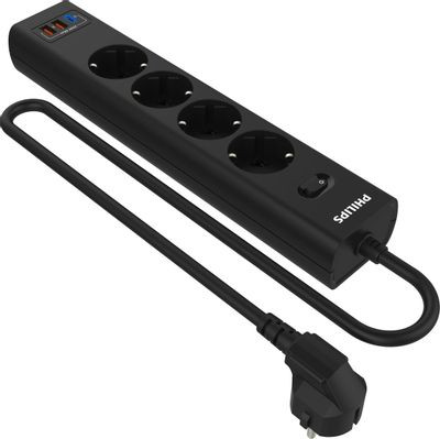 Сетевой фильтр Buro 600SH-1.8-B, 1.8м, черный