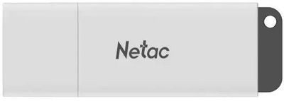 Флешка USB NETAC U185 64ГБ, USB3.0, белый [nt03u185n-064g-30wh]