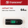 Флешка USB (Type-C) Transcend Jetflash 790С 64ГБ, USB3.0, черный [ts64gjf790c]