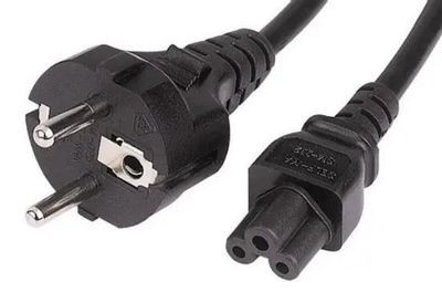 Кабель питания Buro BU-PCAB-1.8-3PIN, IEC C5 (3-pin) - Евровилка, 1.8м