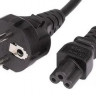 Кабель питания Buro BU-PCAB-1.8-3PIN, IEC C5 (3-pin) - Евровилка, 1.8м