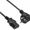 Кабель питания Buro BU-PCAB-1.8-16A, IEC C13 - Евровилка, 1.8м