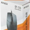 Мышь A4TECH OP-720, оптическая, проводная, USB, черный [op-720 usb (black)]