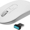 Мышь A4TECH Fstyler FG20S, оптическая, беспроводная, USB, белый и серый [fg20s usb white]