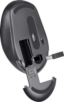 Мышь Defender Auris MB-027, оптическая, беспроводная, USB, черный [52027]