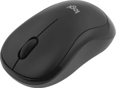 Мышь Logitech M240 Silent, оптическая, беспроводная, графитовый [910-007078]