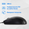 Мышь Oklick 325M, оптическая, проводная, USB, черный [1091340]