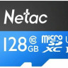 Карта памяти microSDXC UHS-I U1 NETAC P500 128 ГБ, 80 МБ/с, Class 10, NT02P500STN-128G-S, 1 шт., без адаптера