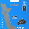 Карта памяти microSDXC UHS-I U1 NETAC P500 128 ГБ, 80 МБ/с, Class 10, NT02P500STN-128G-S, 1 шт., без адаптера
