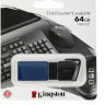 Флешка USB Kingston DataTraveler Exodia M 64ГБ, USB3.0, черный и синий [dtxm/64gb]