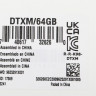 Флешка USB Kingston DataTraveler Exodia M 64ГБ, USB3.0, черный и синий [dtxm/64gb]