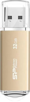 Флешка USB Silicon Power Ultima II-I Series 32ГБ, USB2.0, коричневый [sp032gbuf2m01v1c]