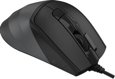 Мышь A4TECH Fstyler FM45S Air, оптическая, проводная, USB, серый [fm45s air usb (stone grey)]