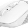 Мышь A4TECH Fstyler FB10CS, оптическая, беспроводная, USB, белый и серый [fb10cs usb grayish white]