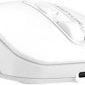 Мышь A4TECH Fstyler FB10CS, оптическая, беспроводная, USB, белый и серый [fb10cs usb grayish white]