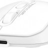 Мышь A4TECH Fstyler FB10CS, оптическая, беспроводная, USB, белый и серый [fb10cs usb grayish white]