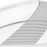 Мышь A4TECH Fstyler FB10CS, оптическая, беспроводная, USB, белый и серый [fb10cs usb grayish white]