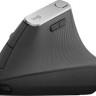 Мышь Logitech MX Vertical, оптическая, беспроводная, USB, черный и черный [910-005451]