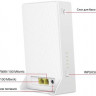 Wi-Fi роутер MERCUSYS MB230-4G, AC1200, белый