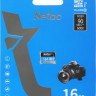 Карта памяти microSDHC UHS-I U1 NETAC P500 16 ГБ, 80 МБ/с, Class 10, NT02P500STN-016G-S, 1 шт.