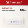 Флешка USB Transcend Jetflash 730 128ГБ, USB3.0, белый [ts128gjf730]