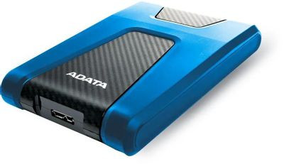 Внешний диск HDD A-Data DashDrive Durable HD650, 2ТБ, синий [ahd650-2tu31-cbl]